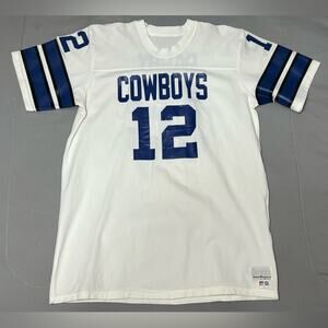RARE Vintage Sand Knit 60’s DALLAS COWBOYS Medalist Jersey #12 Parry Staubach